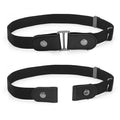 Buckle-Free Elastic Belt for Jeans, No-Bulge Invisible Fit - Red - view 5