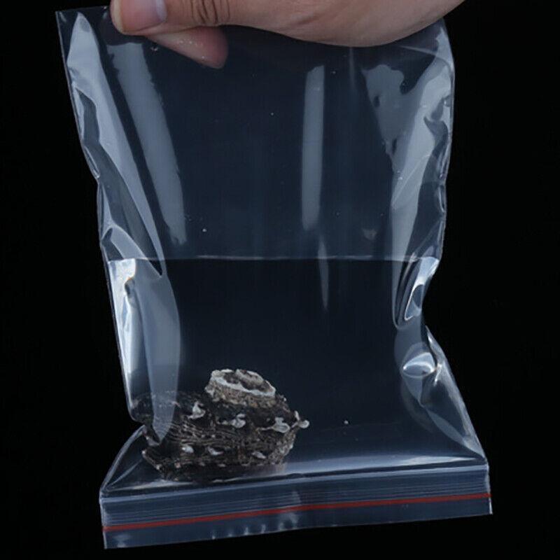 Bulk Clear Resealable PE Plastic Zip Bags - 16 x 24cm, Pack of 100 - view 5