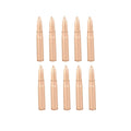 Bullet Shaped Novelty Ballpoint Pens, Copper Gold - Pack of 10