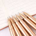 Bullet Shaped Novelty Ballpoint Pens, Copper Gold - Pack of 10 - view 5