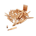 Bullet Shaped Novelty Ballpoint Pens, Copper Gold - Pack of 100