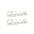Bunion Corrector Toe Separators, Soft Gel Spacers - White, 1 Pair