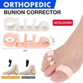 Bunion Corrector Toe Separators, Soft Gel Spacers - White, 1 Pair - view 2