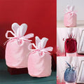 Bunny Ears Candy Gift Bag for Easter and Party Favours - Dusty Blue - view 3