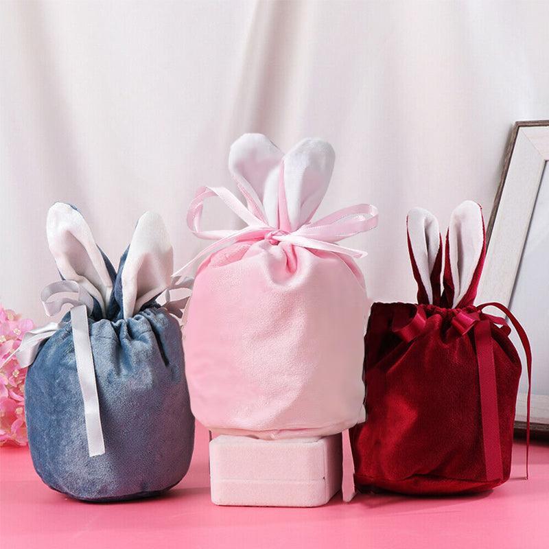 Bunny Ears Candy Gift Bag for Easter and Party Favours - Wine Red - view 5