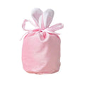 Bunny Ears Flannelette Candy Bag - Wine Red - view 3