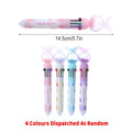 Butterfly 10 Colour Press Ballpoint Pens 0.7mm - Pack of 4 - view 3