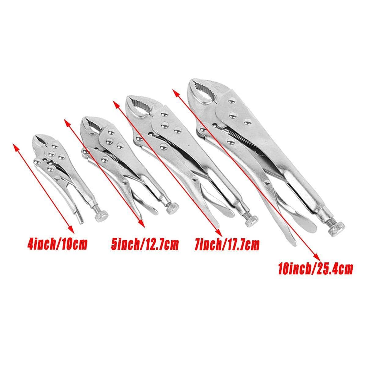 C-Type Round Mouth Locking Pliers - 4 Inch (10 cm) - view 4