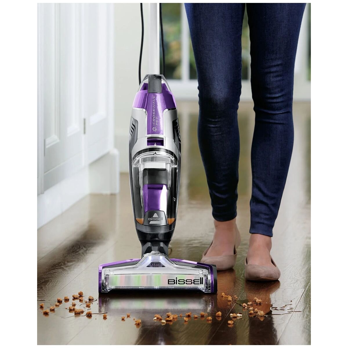 Bissell Crosswave Pet Hard Floor Cleaner - Vacuums and Washes at Once - Two-Tank System - 2225F