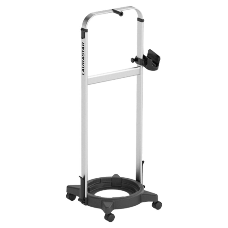Laurastar IZZI Steam Cart - Foldable Stand, Adjustable Height, Garment Hook, Black - 1570045898