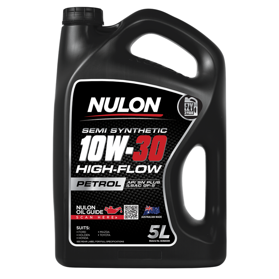 Nulon Semi Synthetic Engine Oil 5L 10W-30 - High Flow - Cold Start Protection - SuperSaverAU - view 1