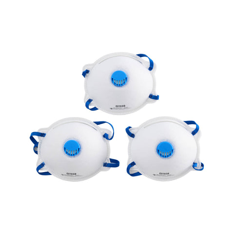 Citeco P2 Valved Respirator - 3 Pack