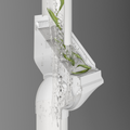 Rain Harvesting 90mm Leaf Beater Rain Head - White - RHLB20 - SuperSaverAU - view 4