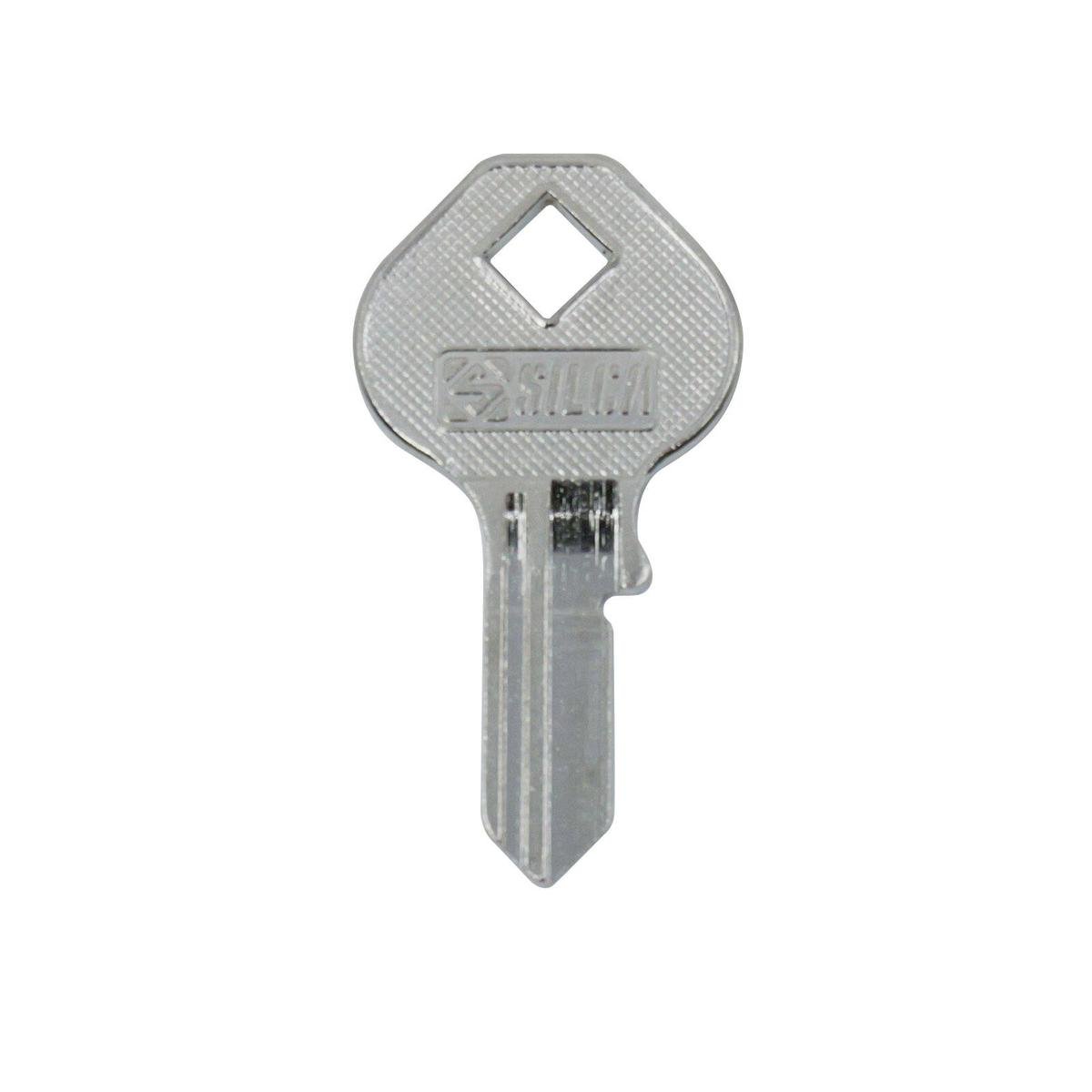 EHI Silver Blank Key - 43mm Nickel Plated Brass - Easy To Carry - SuperSaverAU - view 1