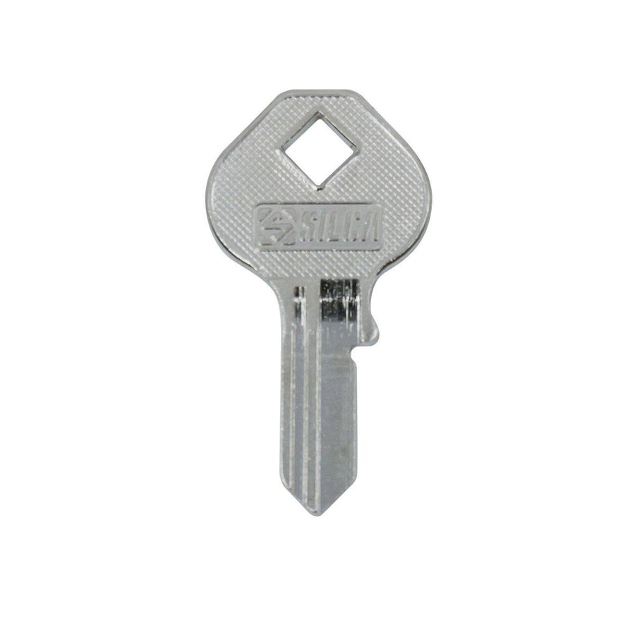 EHI Silver Blank Key - 43mm Nickel Plated Brass - Easy To Carry - SuperSaverAU - view 1