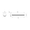 Zenith Stainless Steel 304 Grade Cup Head Bolts M10 x 100mm 12 Pack - SuperSaverAU - view 2