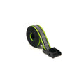 Lion Reflx 1m Super Cam Tie Down 300kg Green Polyester UV Protected Reflective Webbing