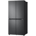 LG 530L French Door Fridge - Matte Black, 5 Star Energy, Hidden Hinges, ThinQ - GF-B505MBL