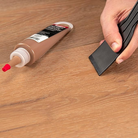 Roberts Brown Quick-Repair Floor Putty 88ml Acrylic Laminate & Vinyl Filler