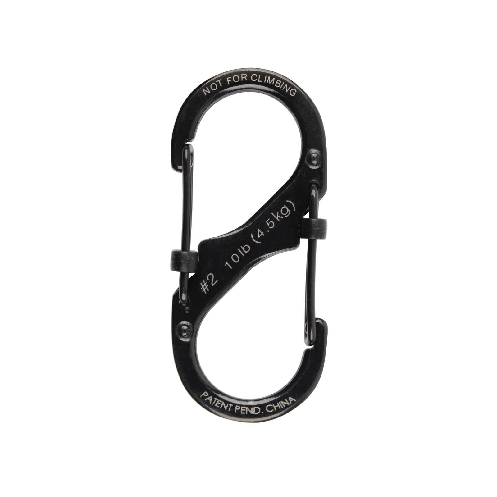 Nite Ize No 2 Black S-Biner SlideLock 50 x 22mm