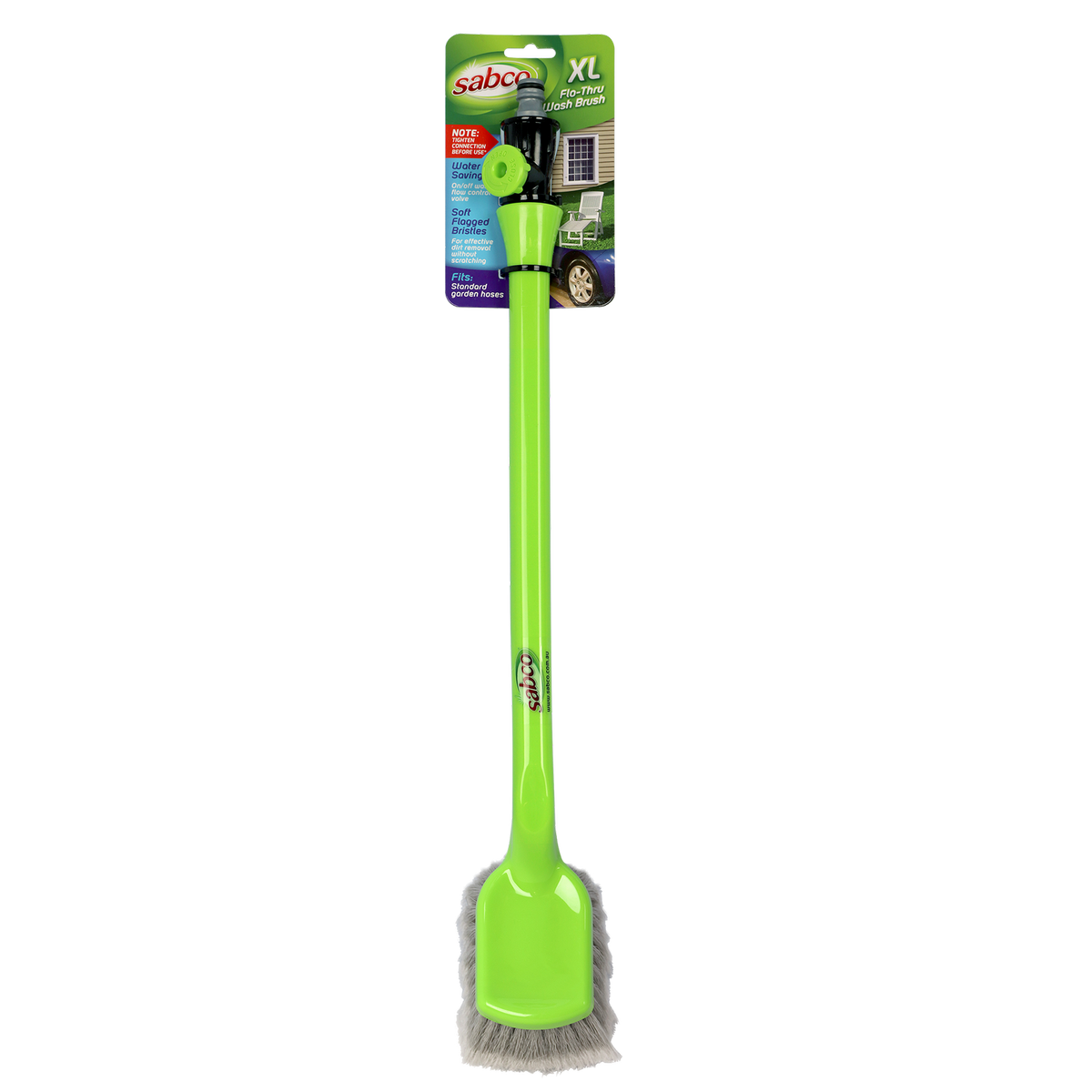 Sabco XL Flow Thru Hose Brush - 45cm - Polypropylene - No-Scratch Clean - SuperSaverAU - view 1