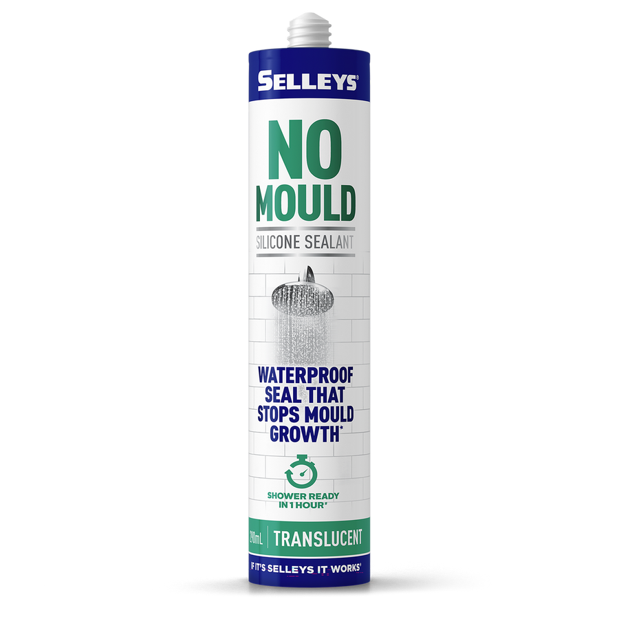 Selleys No Mould Resistant Silicone Sealant 290ml Translucent - SuperSaverAU - view 1