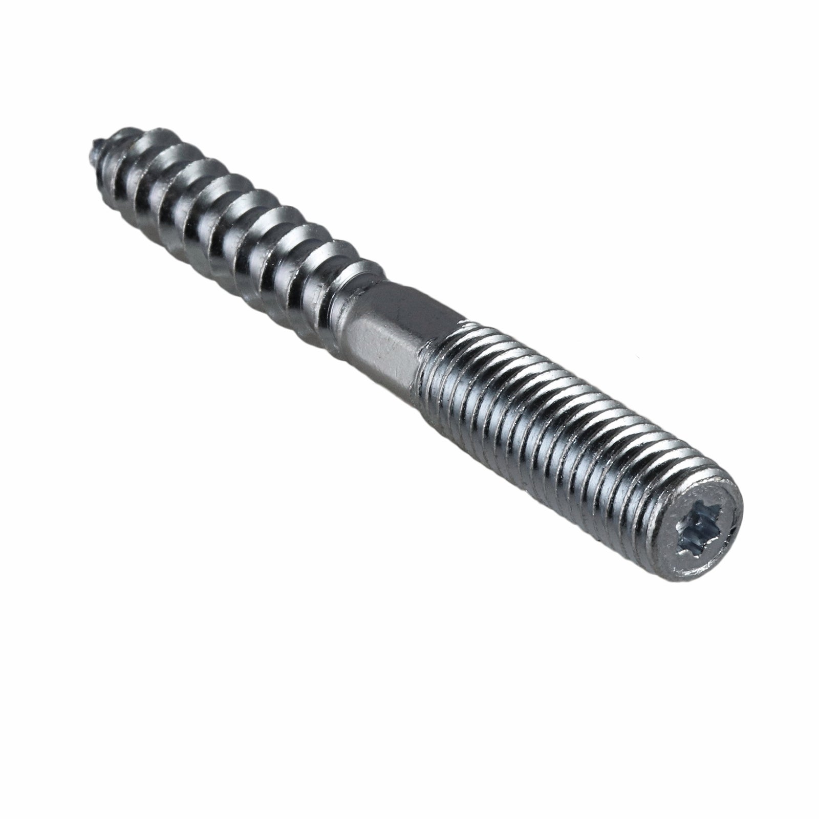 Everhang M12 x 100mm Zinc Plated Hanger Bolt with Star Recess - Steel, 4 Pack