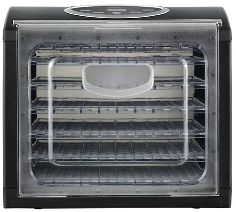 Sunbeam Food Lab Food Dehydrator with 6 Trays - 8 Temperature Settings - LCD Timer - Black - DT6000
