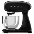 Smeg 50's Style Stand Mixer 4.8L - 1000W, Black, Planetary Mixing, 10 Speeds - SMF05BLAU