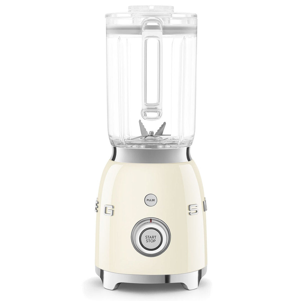 Smeg 50s Style Retro Bench Blender 1.5L - 800W Smooth Start Motor, 4 Preset Programs, Cream - BLF03CRAU