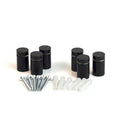 Protectoral Deco Panel Mounts 32x19mm Black 6 Pack - Easy Installation - Durable - SuperSaverAU - view 1