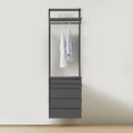 Elfa Decor+ Grey Storage - E-Poxy Bonded Steel - 10 Year Warranty - Made in Sweden - 12084