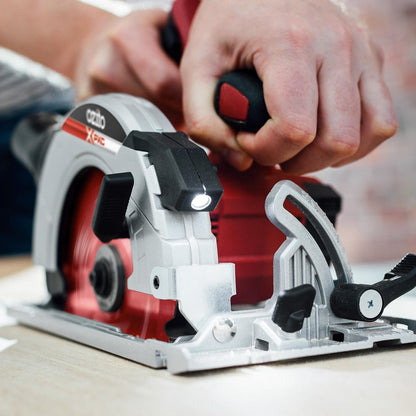 Ozito Circular Saw - 165mm - Plastic - Cordless with LED Worklight