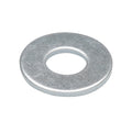 Zenith 5/16" M8 Zinc Plated Round Flat Washer - 50 Pack