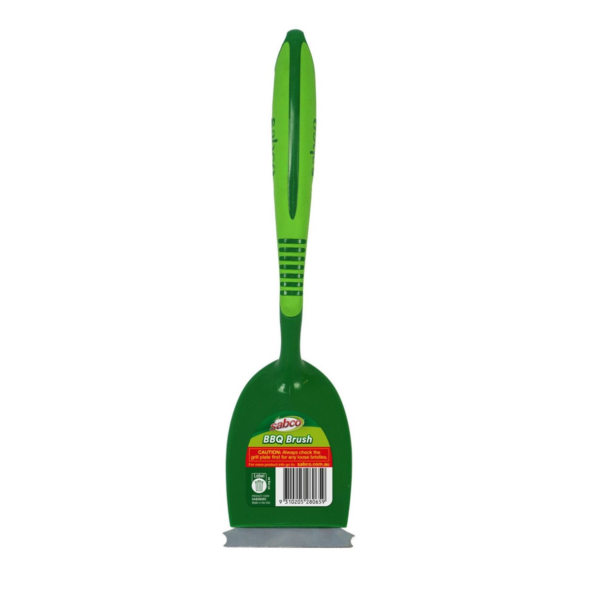 Sabco BBQ Grill Brush - 74mm - Brass - Tough Cleaning Tool - SuperSaverAU - view 2