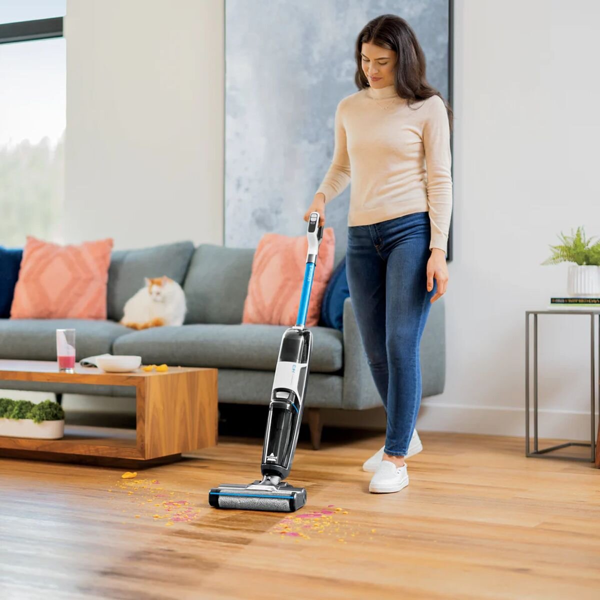 Bissell CrossWave HF3 cordless wet and dry vacuum - 25 minute battery - self-cleaning cycle - 3598F