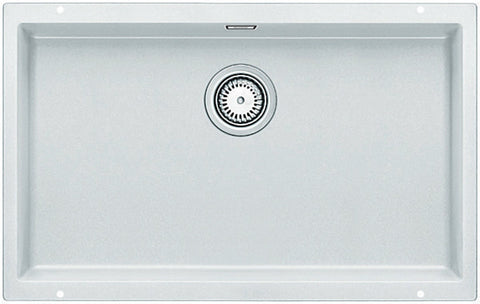 Blanco SUBLINE single bowl undermount sink - White granite composite, Hygiene Plus - SUBLINE700UWK5