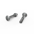 Zenith Hot Dip Galvanised Cup Head Bolts Nuts M12 x 75mm 12 Pack - SuperSaverAU - view 3