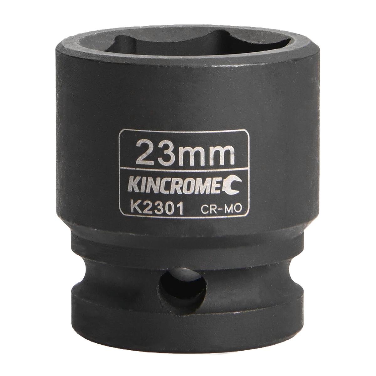 Kincrome 23mm Impact Socket Cr-Mo Steel Rust Resistant Durable - SuperSaverAU - view 1
