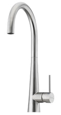 Oliveri Essente gooseneck mixer tap - Stainless Steel, swivel spout, WELS 4 Star 7.5L per minute - SS2520