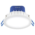 DETA 9W IP44 Tri-Colour Dimmable LED Downlight 240V Hardwired White Blue DET612