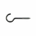 Everhang 26 x 6.2mm Steel Round Screw Hook 6 Pack Zinc Plated