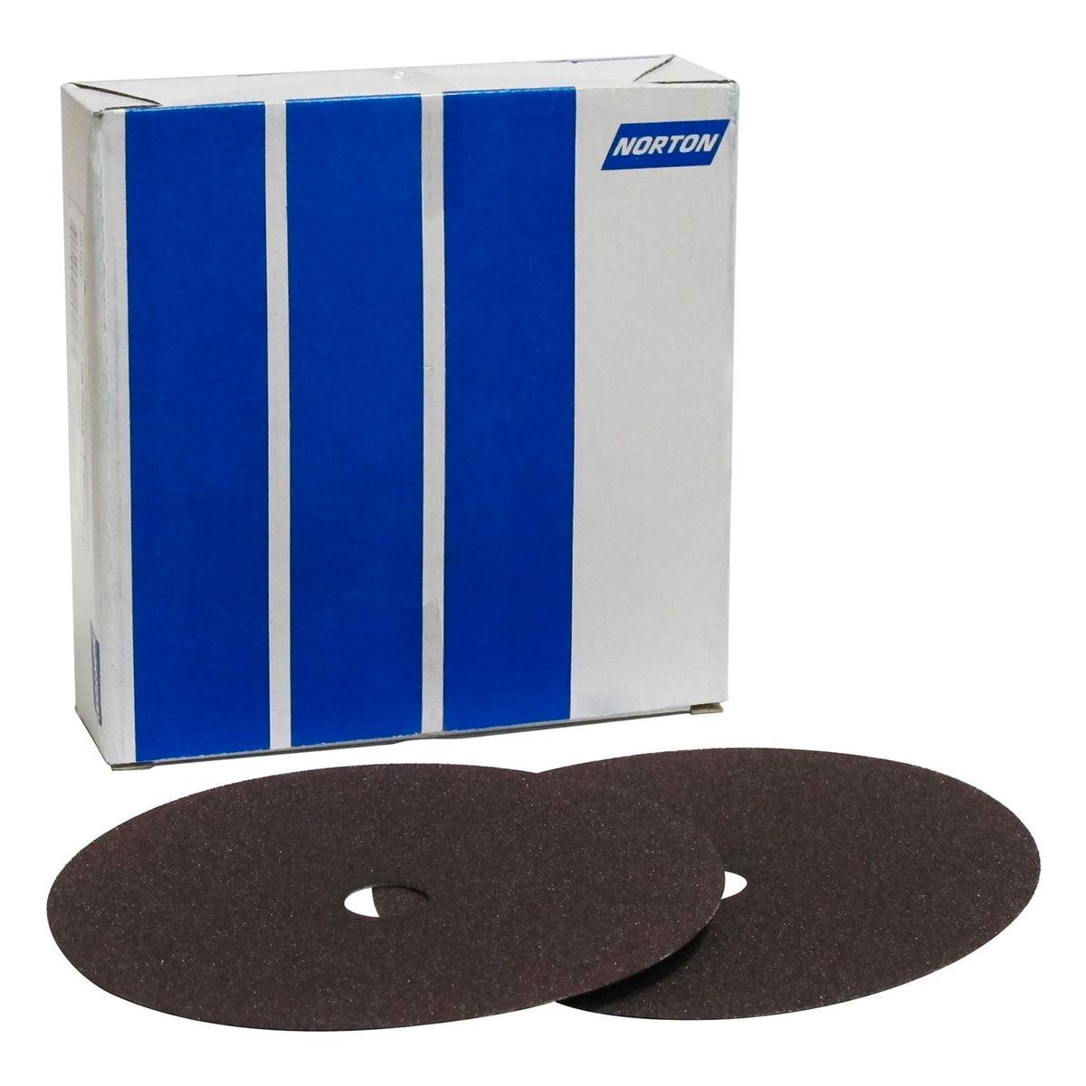 Norton Sanding Disc 178 x 22mm 80 Grit Fibre Backed Durable - SuperSaverAU - view 1