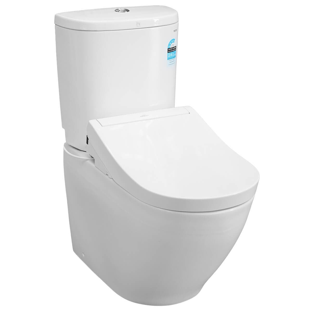 Toto Basic+ Back To Wall Smart Toilet Suite - S5 Washlet, Comprehensive Cleansing Modes - BASIC-BTW-S5