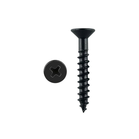Pinnacle Black Countersunk Timber Screw 4.0 x 25mm Metal 20 Pack - SuperSaverAU - view 1