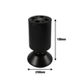 Leg Furniture Metal Adoored - 50x100mm - Steel - Black Finish - SuperSaverAU - view 2