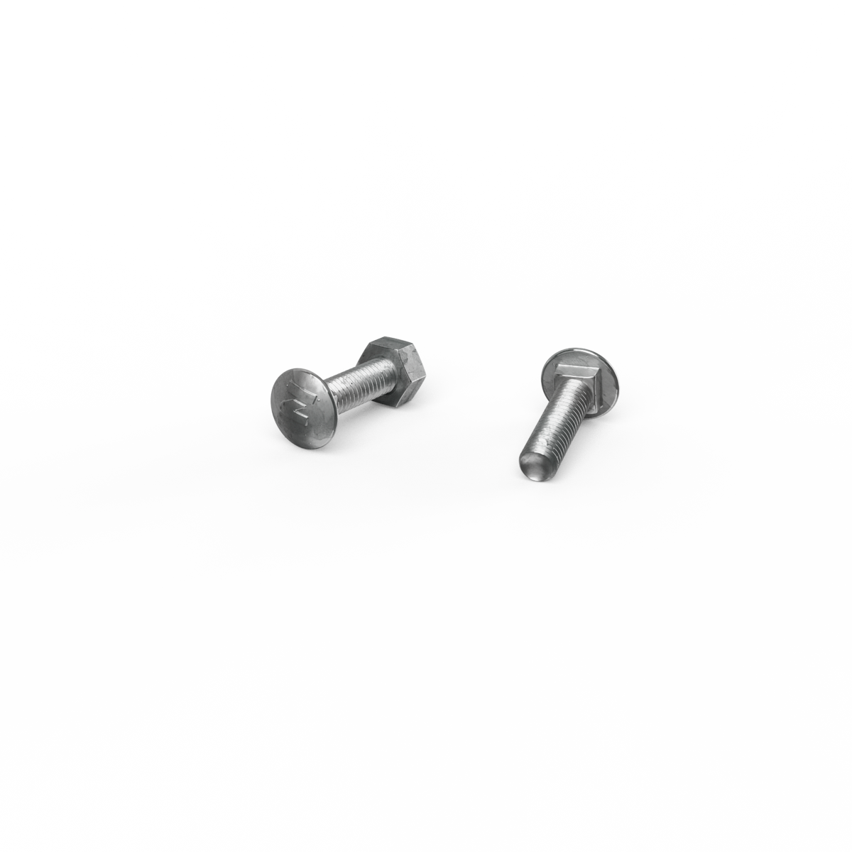 Zenith M6 x 25mm Hot Dip Galvanised Cup Head Bolts Nuts 25 Pack - SuperSaverAU - view 3