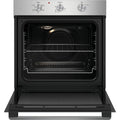 Westinghouse 60cm multi-function oven - 80L, stainless steel, 10A plug and lead, easy glide racks - WVE6314SD