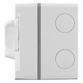 DETA IP66 Weatherproof Double Pole Isolator 20A 250V 6091B, White Polycarbonate