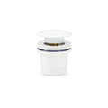 Brasshards White Universal Pop Up Dome Basin Waste - 40mm Thread - Durable Design - SuperSaverAU - view 1